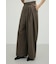 タックワイドパンツ