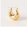 ＜PREEK＞YU-KIN MOON HOOP EARRINGS/ピアス