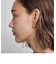 ＜PREEK＞YU-KIN MOON HOOP EARRINGS/ピアス