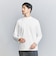 【WEB限定 WARDROBE SMART】クリア ガスコットン モックネック カットソー【抗菌・防臭】