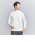【WEB限定 WARDROBE SMART】クリア ガスコットン モックネック カットソー【抗菌・防臭】