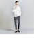 【WEB限定 WARDROBE SMART】クリア ガスコットン モックネック カットソー【抗菌・防臭】