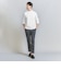 【WEB限定 WARDROBE SMART】クリア ガスコットン モックネック カットソー【抗菌・防臭】