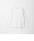 【WEB限定 WARDROBE SMART】クリア ガスコットン モックネック カットソー【抗菌・防臭】