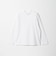 【WEB限定 WARDROBE SMART】クリア ガスコットン モックネック カットソー【抗菌・防臭】
