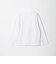 【WEB限定 WARDROBE SMART】クリア ガスコットン モックネック カットソー【抗菌・防臭】
