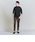 【WEB限定 WARDROBE SMART】クリア ガスコットン モックネック カットソー【抗菌・防臭】