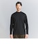 【WEB限定 WARDROBE SMART】クリア ガスコットン モックネック カットソー【抗菌・防臭】