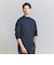 【WEB限定 WARDROBE SMART】クリア ガスコットン モックネック カットソー【抗菌・防臭】