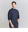 【WEB限定 WARDROBE SMART】クリア ガスコットン モックネック カットソー【抗菌・防臭】