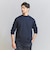 【WEB限定 WARDROBE SMART】クリア ガスコットン モックネック カットソー【抗菌・防臭】
