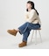 ＜UGG＞クラシック ウルトラミニプラットフォーム ブーツ