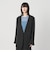 【WEB限定 Wardrobe DAILY MINIMAL】ダブルクロス カラーレスジャケット ウォッシャブル