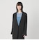 【WEB限定 Wardrobe DAILY MINIMAL】ダブルクロス カラーレスジャケット ウォッシャブル