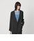 【WEB限定 Wardrobe DAILY MINIMAL】ダブルクロス カラーレスジャケット ウォッシャブル