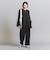 【WEB限定 Wardrobe DAILY MINIMAL】ダブルクロス カラーレスジャケット ウォッシャブル
