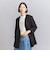 【WEB限定 Wardrobe DAILY MINIMAL】ダブルクロス カラーレスジャケット ウォッシャブル
