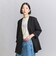 【WEB限定 Wardrobe DAILY MINIMAL】ダブルクロス カラーレスジャケット ウォッシャブル