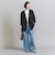 【WEB限定 Wardrobe DAILY MINIMAL】ダブルクロス カラーレスジャケット ウォッシャブル