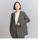 【WEB限定 Wardrobe DAILY MINIMAL】ダブルクロス カラーレスジャケット ウォッシャブル