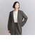 【WEB限定 Wardrobe DAILY MINIMAL】ダブルクロス カラーレスジャケット ウォッシャブル