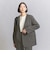 【WEB限定 Wardrobe DAILY MINIMAL】ダブルクロス カラーレスジャケット ウォッシャブル