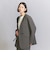 【WEB限定 Wardrobe DAILY MINIMAL】ダブルクロス カラーレスジャケット ウォッシャブル