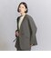 【WEB限定 Wardrobe DAILY MINIMAL】ダブルクロス カラーレスジャケット ウォッシャブル