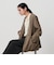 【WEB限定 Wardrobe DAILY MINIMAL】ダブルクロス カラーレスジャケット ウォッシャブル
