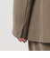 【WEB限定 Wardrobe DAILY MINIMAL】ダブルクロス カラーレスジャケット ウォッシャブル
