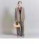 【WEB限定 Wardrobe DAILY MINIMAL】ダブルクロス カラーレスジャケット ウォッシャブル