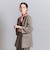 【WEB限定 Wardrobe DAILY MINIMAL】ダブルクロス カラーレスジャケット ウォッシャブル