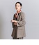 【WEB限定 Wardrobe DAILY MINIMAL】ダブルクロス カラーレスジャケット ウォッシャブル
