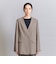 【WEB限定 Wardrobe DAILY MINIMAL】ダブルクロス カラーレスジャケット ウォッシャブル