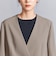 【WEB限定 Wardrobe DAILY MINIMAL】ダブルクロス カラーレスジャケット ウォッシャブル