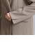 【WEB限定 Wardrobe DAILY MINIMAL】ダブルクロス カラーレスジャケット ウォッシャブル
