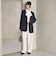 【WEB限定 Wardrobe DAILY MINIMAL】ダブルクロス カラーレスジャケット ウォッシャブル