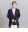 【WEB限定 Wardrobe DAILY MINIMAL】ダブルクロス カラーレスジャケット ウォッシャブル