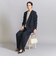【WEB限定 Wardrobe DAILY MINIMAL】ダブルクロス カラーレスジャケット ウォッシャブル