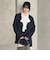 【WEB限定 Wardrobe DAILY MINIMAL】ダブルクロス カラーレスジャケット ウォッシャブル