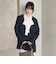 【WEB限定 Wardrobe DAILY MINIMAL】ダブルクロス カラーレスジャケット ウォッシャブル