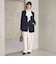 【WEB限定 Wardrobe DAILY MINIMAL】ダブルクロス カラーレスジャケット ウォッシャブル