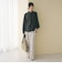 【WEB限定 Wardrobe DAILY MINIMAL】リボンタイブラウス -2WAY/ウォッシャブル-