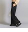【WEB限定 Wardrobe DAILY MINIMAL】ダブルクロス タックワイドストレートパンツ ウォッシャブル