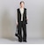 【WEB限定 Wardrobe DAILY MINIMAL】ダブルクロス タックワイドストレートパンツ ウォッシャブル