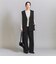 【WEB限定 Wardrobe DAILY MINIMAL】ダブルクロス タックワイドストレートパンツ ウォッシャブル