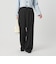 【WEB限定 Wardrobe DAILY MINIMAL】ダブルクロス タックワイドストレートパンツ ウォッシャブル
