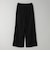 【WEB限定 Wardrobe DAILY MINIMAL】ダブルクロス タックワイドストレートパンツ ウォッシャブル