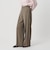 【WEB限定 Wardrobe DAILY MINIMAL】ダブルクロス タックワイドストレートパンツ ウォッシャブル