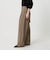 【WEB限定 Wardrobe DAILY MINIMAL】ダブルクロス タックワイドストレートパンツ ウォッシャブル